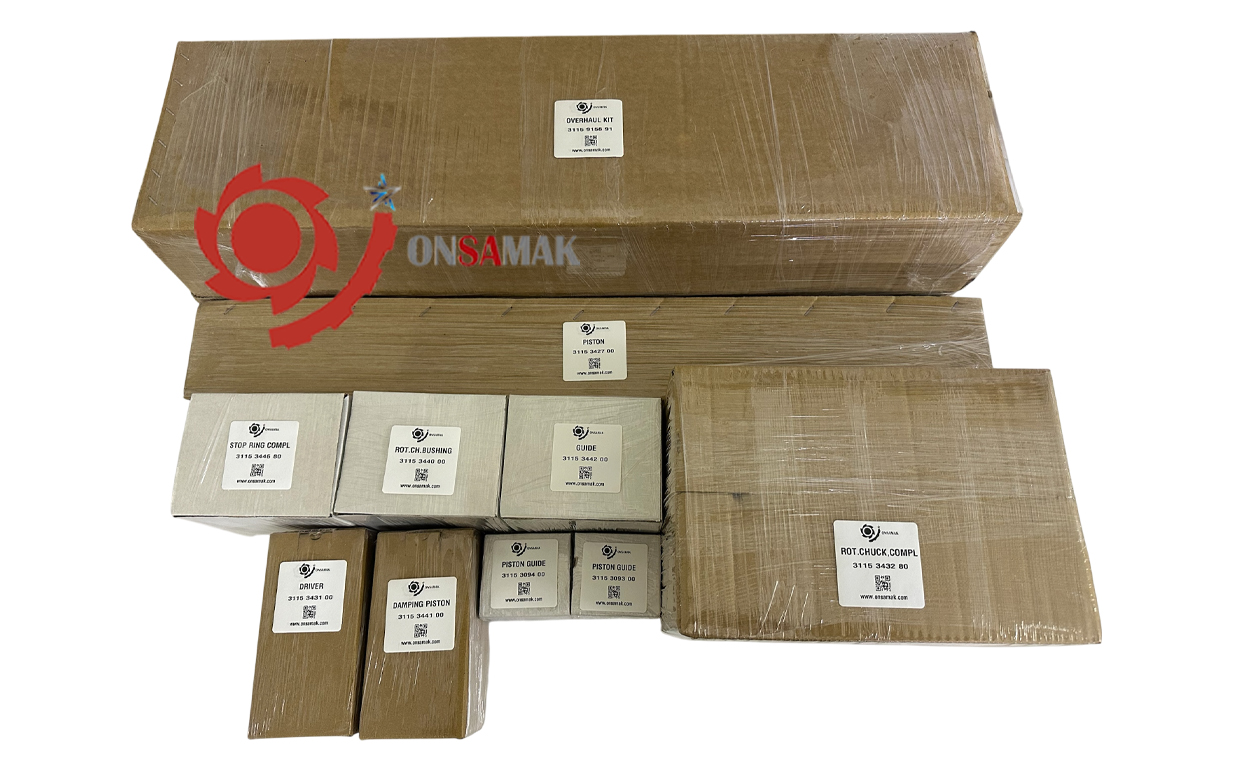 Epiroc drifter overhaul kit - 3115 9158 92