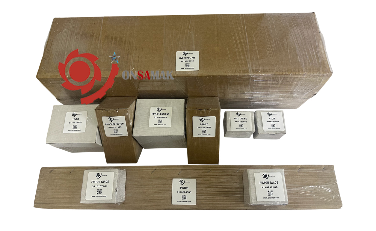 Epiroc drifter overhaul kit - 3115 9242 62